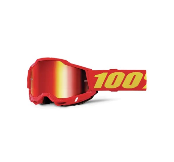 100% Motorradbrillen - GOGGLE ACCURI2 JUNIOR RED MIRR