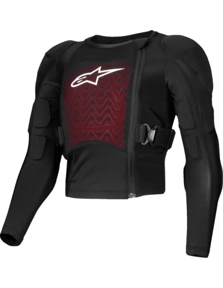ALPINESTARS(MX) Brust- und Rückenprotektoren - JACKET YTH BIO-PLASMA LT BLK/W