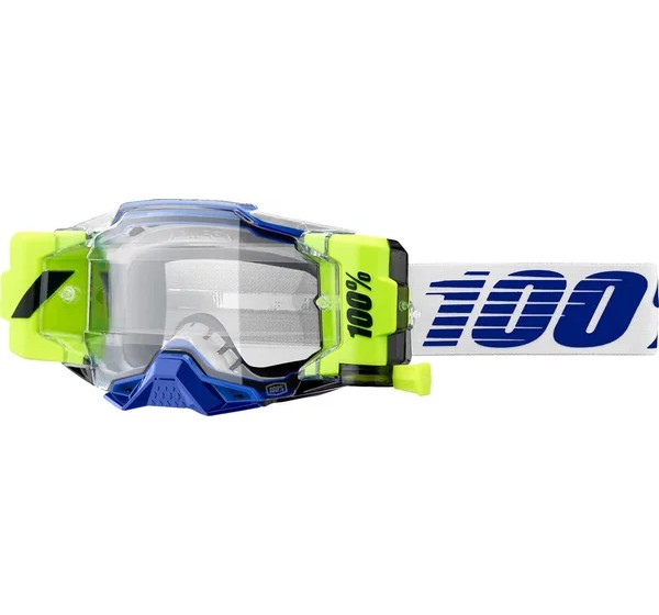 100% Motorradbrillen - GOGGLE ARMEGA FORECAST BLUE CL