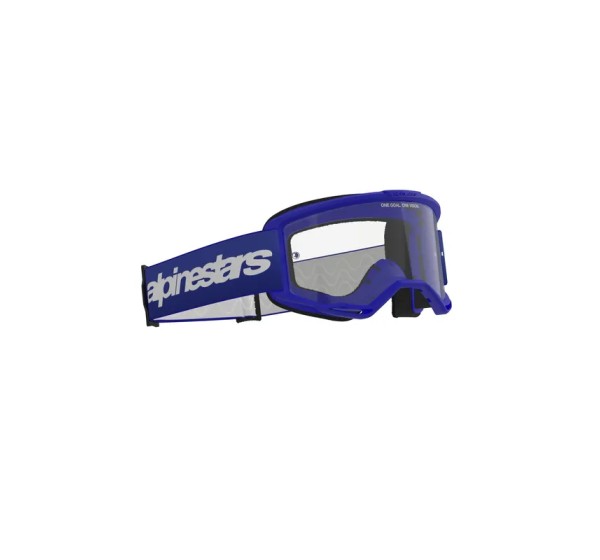 ALPINESTARS GOGGLES Motorradbrillen - GOGGLE VISION 3 WORDMARK BLUE