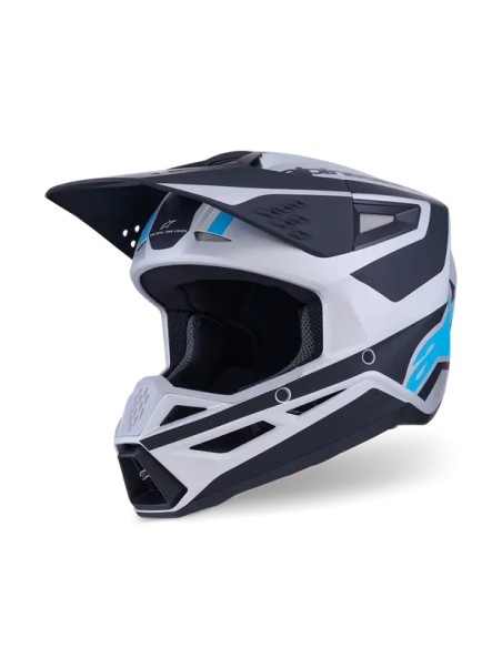 ALPINESTARS(MX) Offroad - HELMET SM3 HEAT SILV/BL/BLK 2X