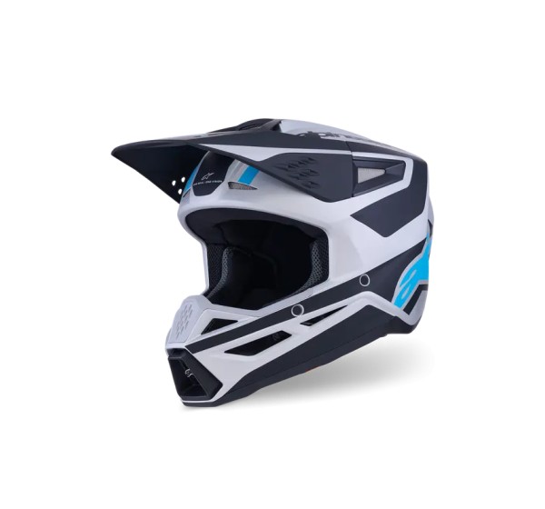 ALPINESTARS(MX) Offroad - HELMET SM3 HEAT SILV/BL/BLK 2X