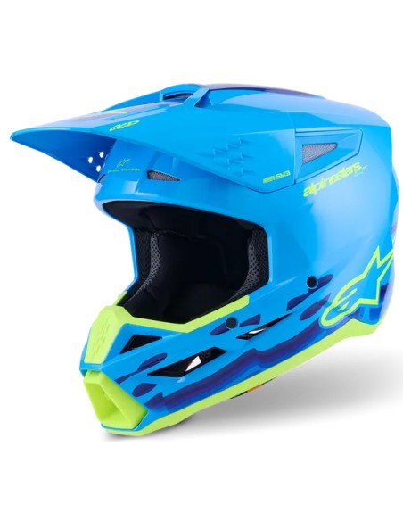 ALPINESTARS(MX) Offroad - HELMET SM3 FORCE CYAN 2X