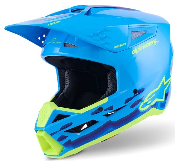 ALPINESTARS(MX) Offroad - HELMET SM3 FORCE CYAN 2X