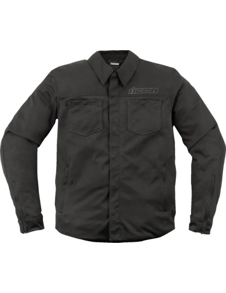 ICON Hoodies, Sweatshirts & Jacken - JACKET UPSTATE MESH CE GREEN S
