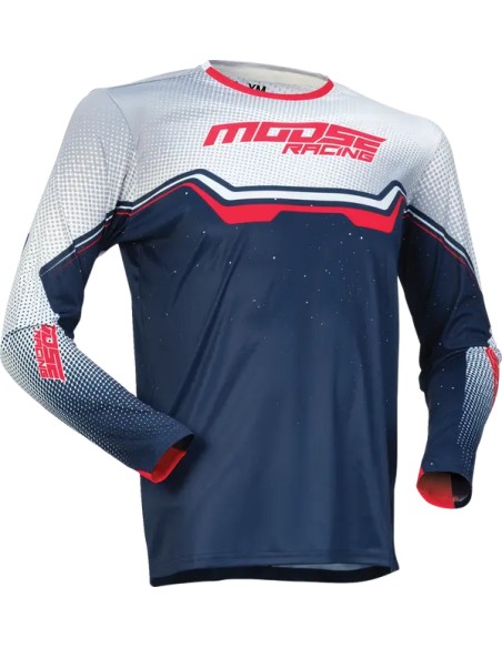 MOOSE OFFROAD SOFT-GOODS Jerseys - JERSEY YOUTH QUALIFIER RWB 2XL