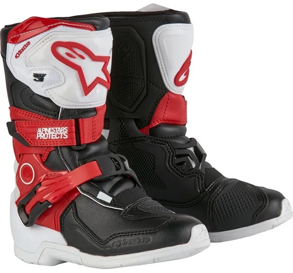ALPINESTARS(MX) Offroad - BOOT T3S KIDS WT/BK/R 1
