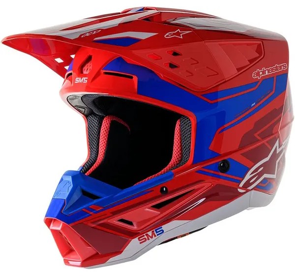 ALPINESTARS(MX) Offroad - HELMET SM5 ACT2 RED/BL XL