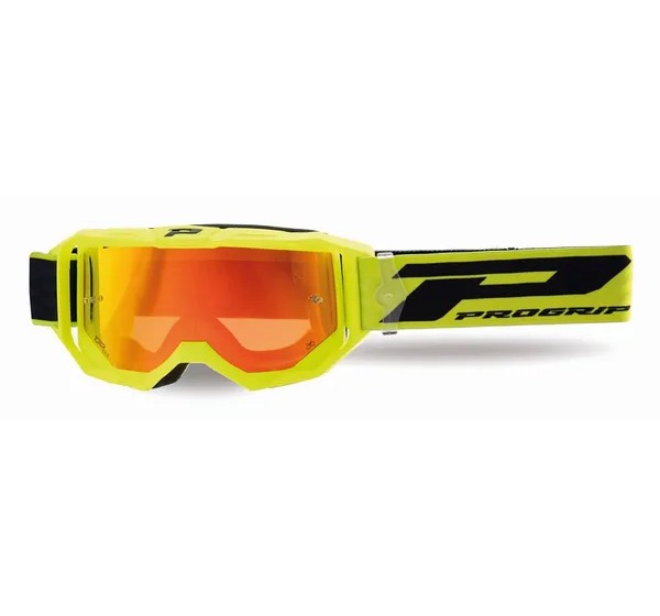PRO GRIP Motorradbrillen - GOGGLE PRO GRIP VISION GO FL Y