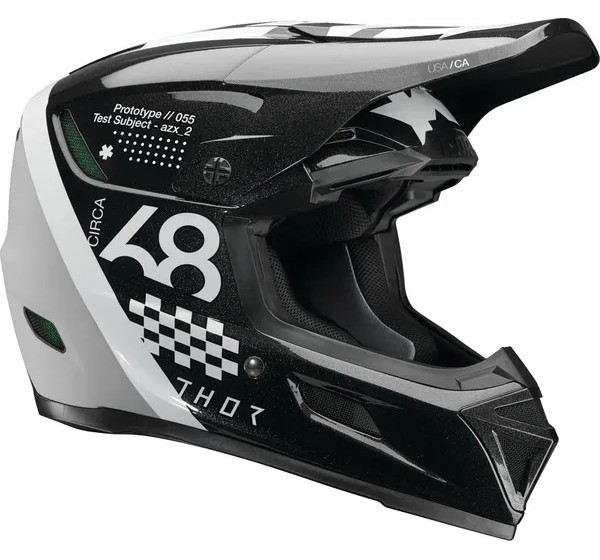 THOR Offroad - HELMET REFLEX SPORT RIOT BK/WH