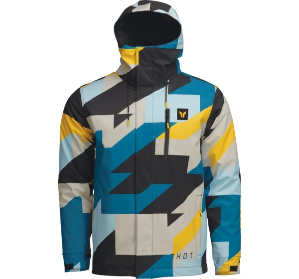 THOR Westen & Jacken - JACKET TOUR BRAVE BL/YL 2X