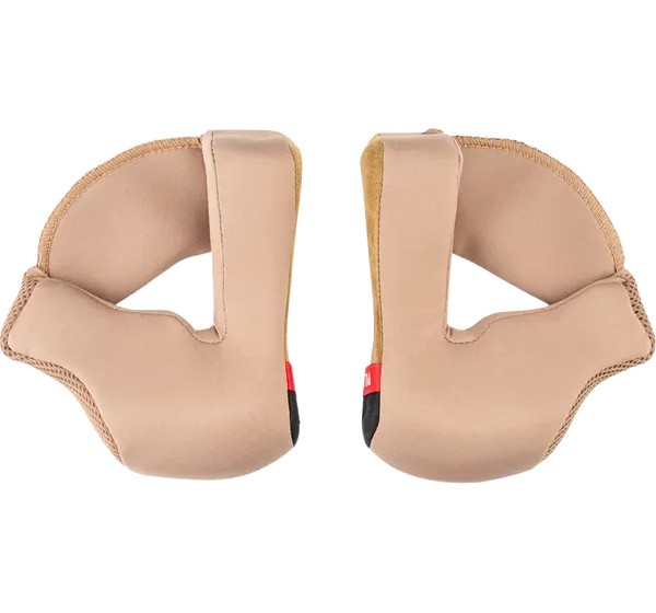 ICON Ersatzteile - CHEEKPADS THRESHOLD BROWN XL