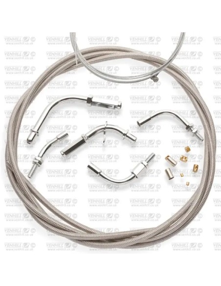 VENHILL Gasgriffe - BRAIDED SINGLE THROTTLE CABLE