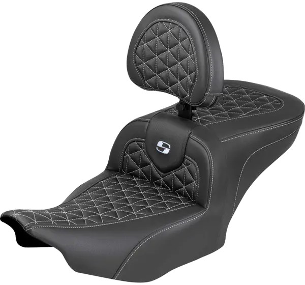 SADDLEMEN Sitzbänke - SEAT ROADSOFA SR BR SLVR STITC