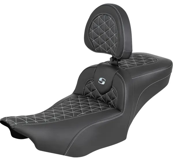 SADDLEMEN Sitzbänke - SEAT ROADSOFA ER BR SLVR STITC