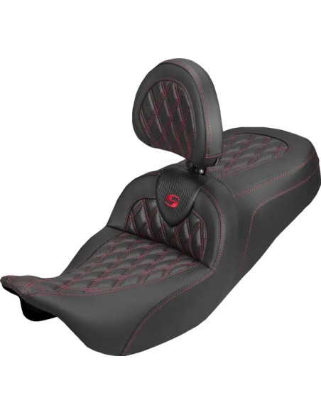 SADDLEMEN Sitzbänke - SEAT ROADSOFA CF LS SR DB RED