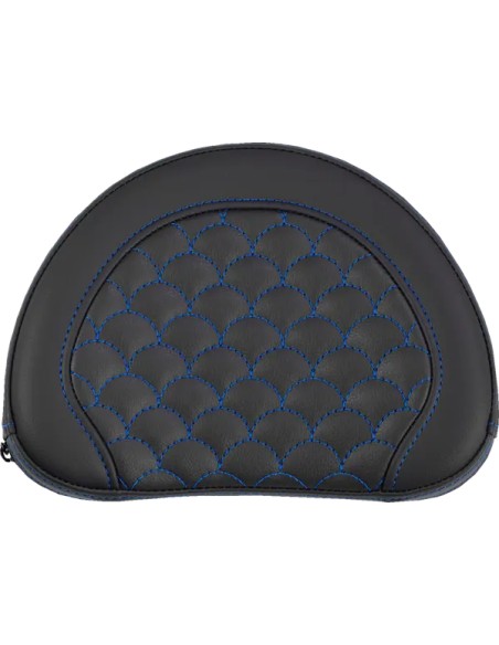 SADDLEMEN Montagematerial & Zubehör - PAD BR CONTOURED DS BLU STITCH