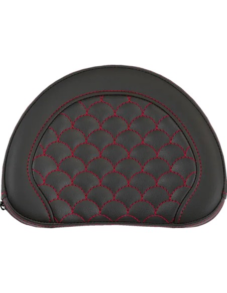 SADDLEMEN Montagematerial & Zubehör - PAD BR CONTOURED DS RED STITCH