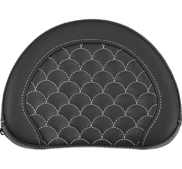SADDLEMEN Montagematerial & Zubehör - PAD BR CONTOURED DS WHT STITCH