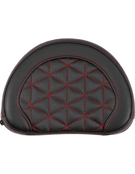 SADDLEMEN Montagematerial & Zubehör - PAD BR CONTOURED TG RED STITCH