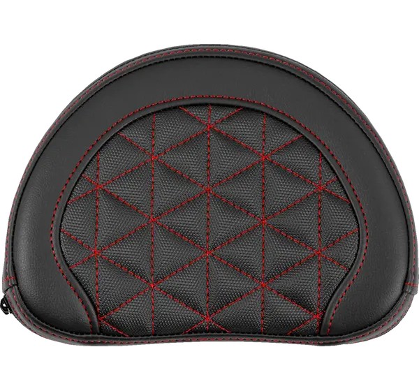SADDLEMEN Montagematerial & Zubehör - PAD BR CONTOURED TG RED STITCH