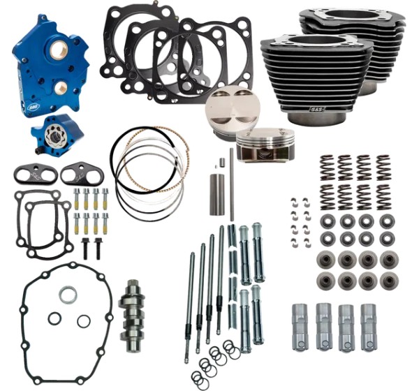 S&S CYCLE Komplett-Überholsätze für Harley Davidson FLHTK 1868 ABS 2019-2024