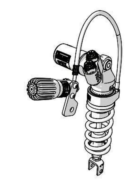 OHLINS Federung hinten - SHOCK KAWASAKI ZX-6R (636) T36