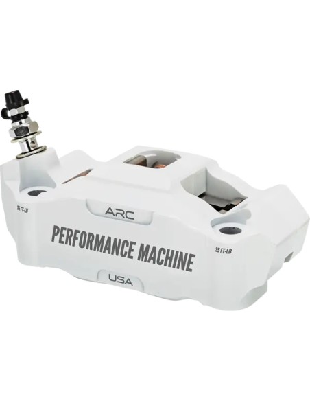 PERFORMANCE MACHINE (PM) Bremssattel - CALIPER FRONT LEFT WHITE 125X4