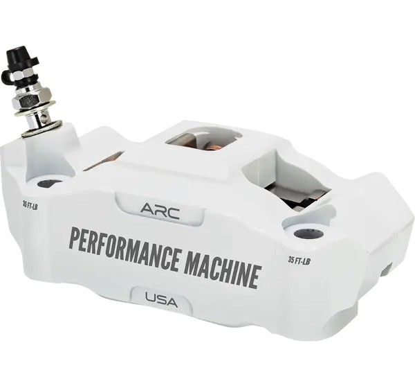 PERFORMANCE MACHINE (PM) Bremssattel - CALIPER FRONT LEFT WHITE 125X4