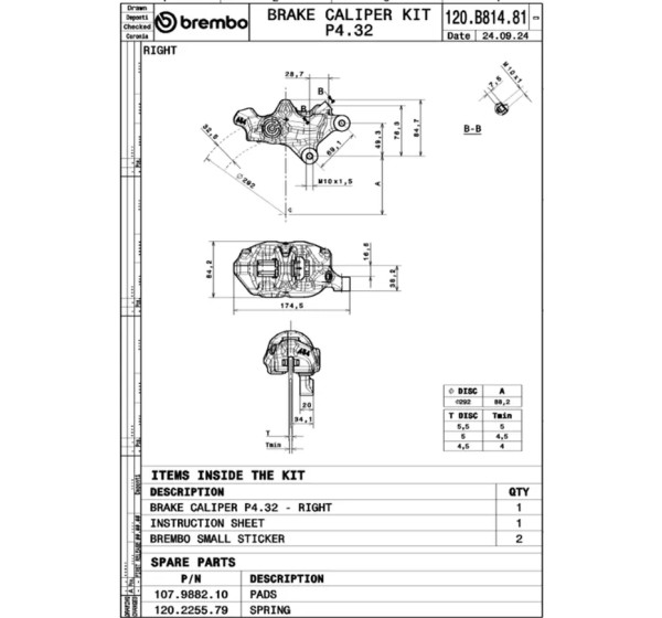 BREMBO Bremssattel Bild 4