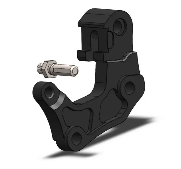 MOTO-MASTER Bremssattel - BRAKE CALIPER ADAPTER 320mm RI