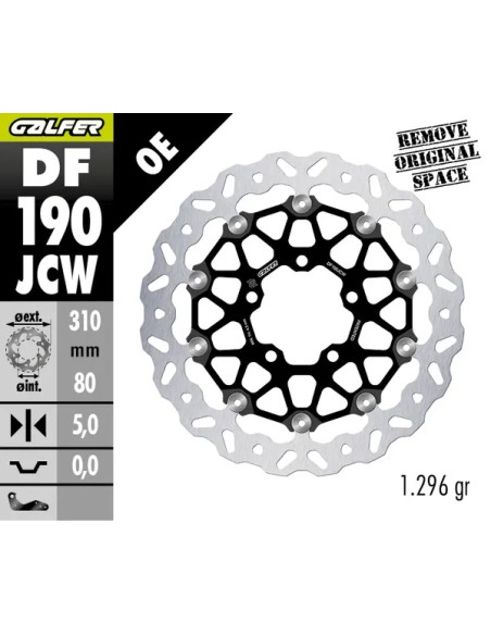 GALFER Bremsscheiben - BRAKE DISC WAVE FLOATECH
