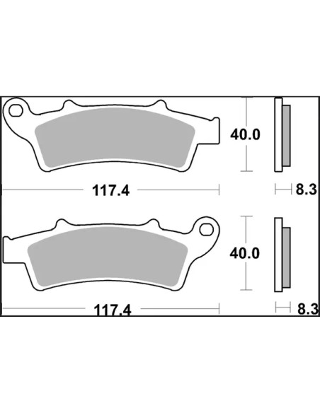 BREMBO Bremsbeläge & Bremsbacken - Detailansicht