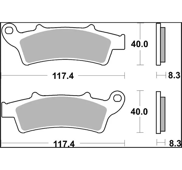 BREMBO Bremsbeläge & Bremsbacken - Detailansicht