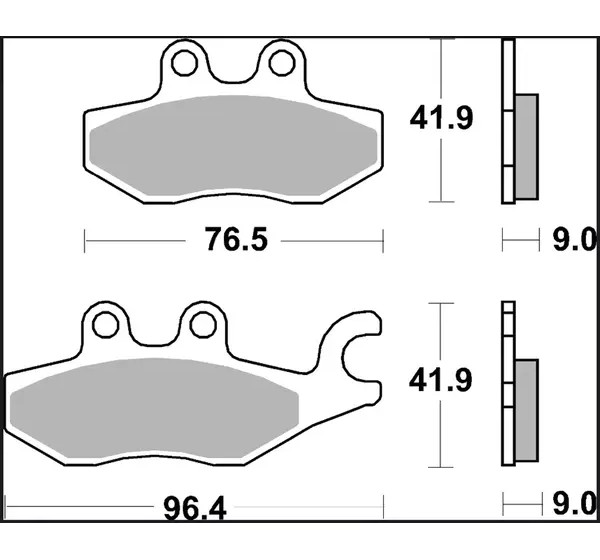 BREMBO Bremsbeläge & Bremsbacken - Detailansicht