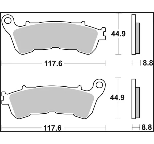 BREMBO Bremsbeläge & Bremsbacken - Detailansicht