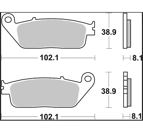 BREMBO Bremsbeläge & Bremsbacken - Detailansicht