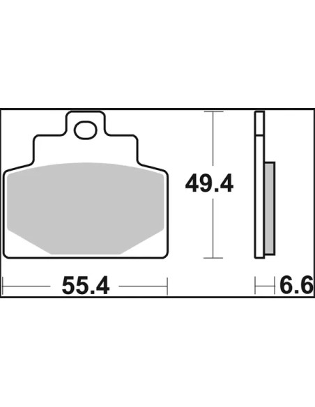 BREMBO Bremsbeläge & Bremsbacken - Detailansicht