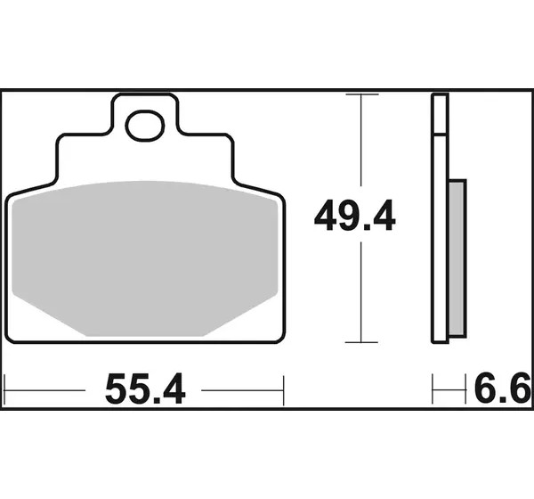 BREMBO Bremsbeläge & Bremsbacken - Detailansicht