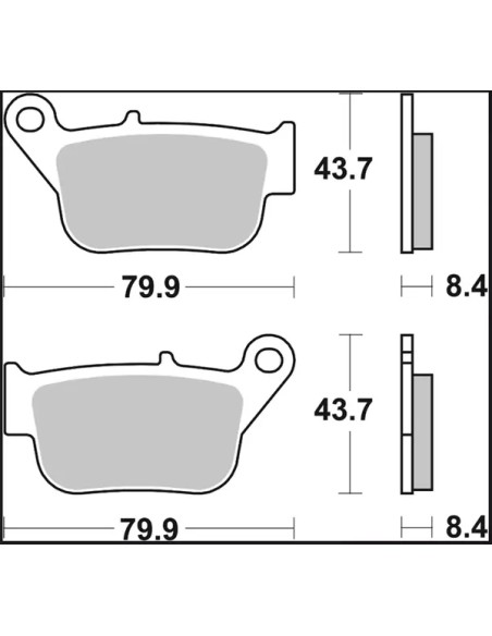 BREMBO Bremsbeläge & Bremsbacken - Detailansicht