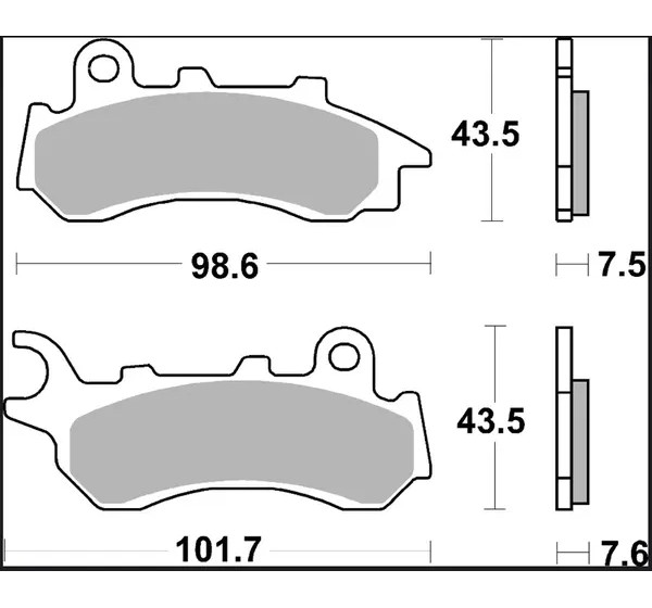 BREMBO Bremsbeläge & Bremsbacken - Einbaubeispiel