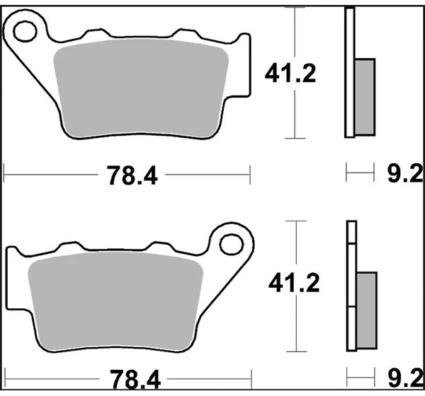 BREMBO Bremsbeläge & Bremsbacken - Detailansicht