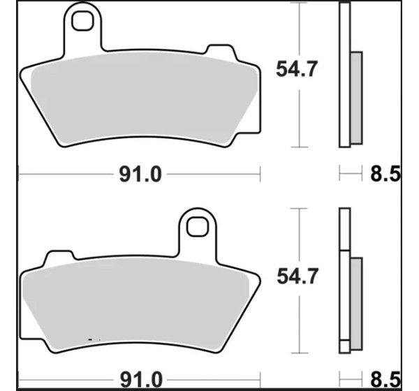 BREMBO Bremsbeläge & Bremsbacken - Detailansicht
