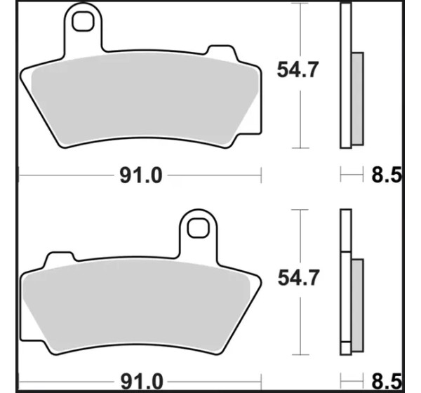 BREMBO Bremsbeläge & Bremsbacken - Detailansicht