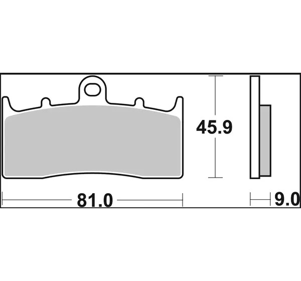BREMBO Bremsbeläge & Bremsbacken - Detailansicht