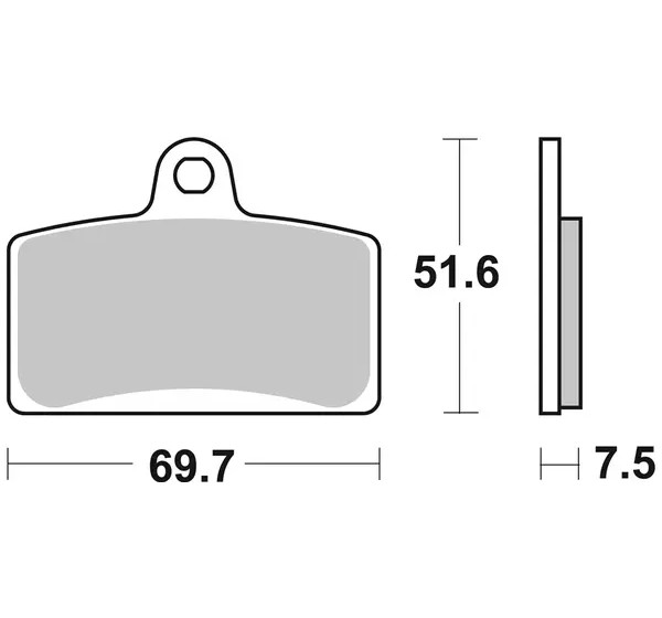 BREMBO Bremsbeläge & Bremsbacken - Detailansicht