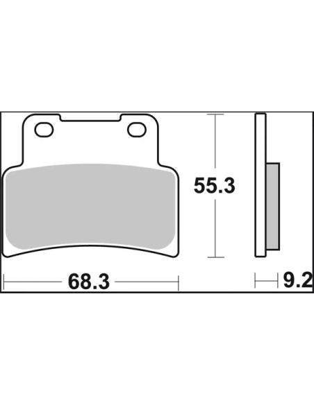 BREMBO Bremsbeläge & Bremsbacken - Detailansicht