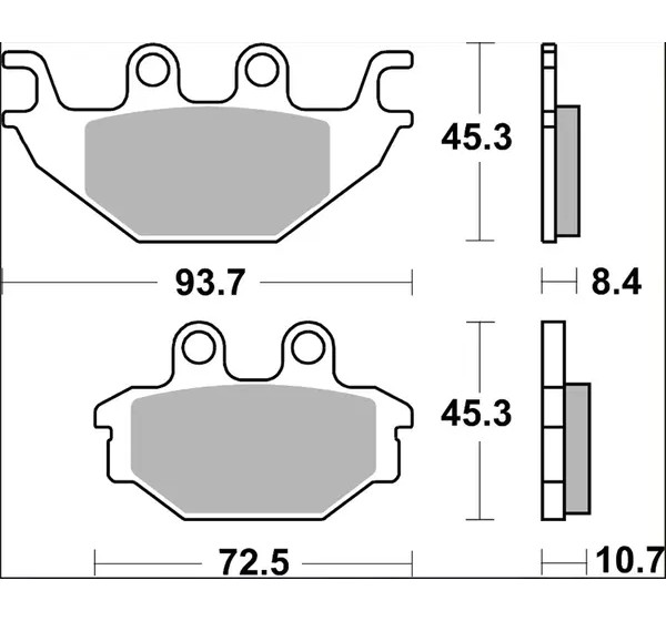 BREMBO Bremsbeläge & Bremsbacken - Detailansicht