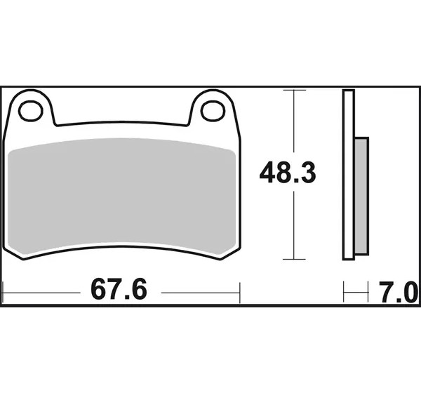 BREMBO Bremsbeläge & Bremsbacken - Detailansicht