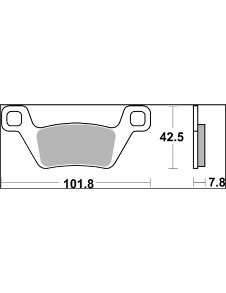 BREMBO Bremsbeläge & Bremsbacken - Detailansicht